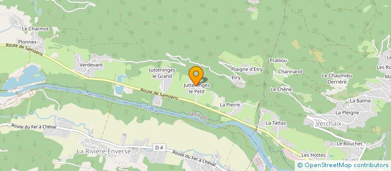 localisation de l'entreprise LE GEKO  TANINGES