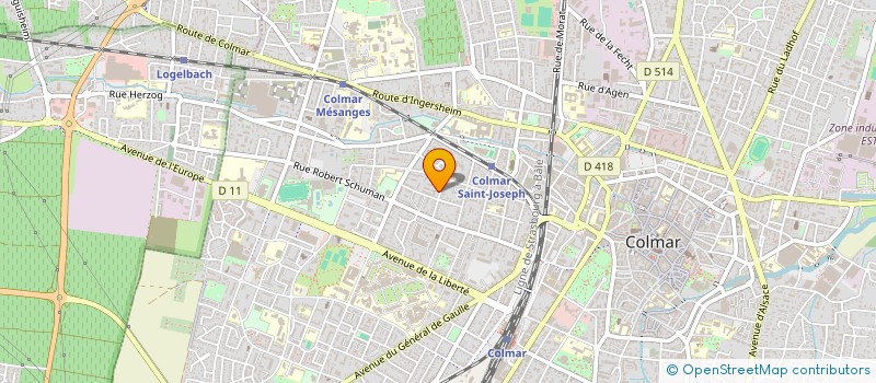 localisation de l'entreprise LE GEM DE COLMAR  COLMAR
