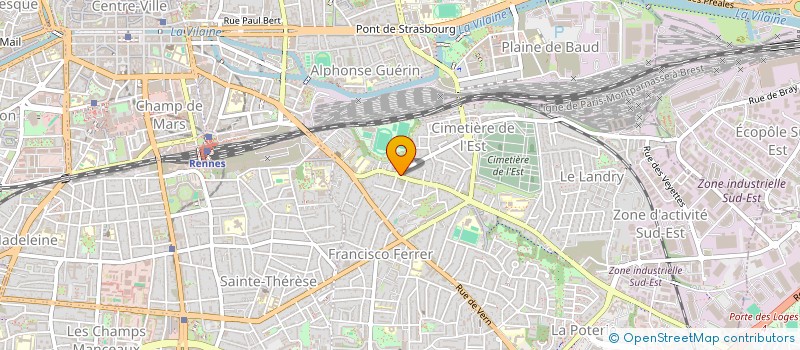 localisation de l'entreprise LE GENEPI à RENNES