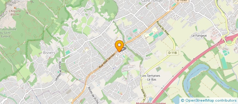 localisation de l'entreprise LE GENEPI MARCHAND  MONTBONNOT-SAINT-MARTIN