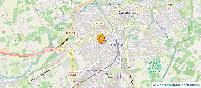 localisation de l'entreprise LE GENEPY  CARPENTRAS