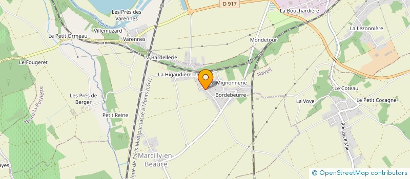 localisation de l'entreprise LE GENEREUX HOLDING  MARCILLY-EN-BEAUCE