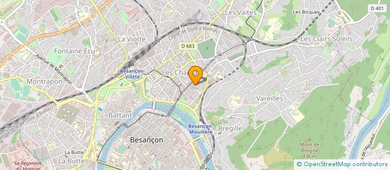 localisation de l'entreprise LE GENERIQUE à BESANCON