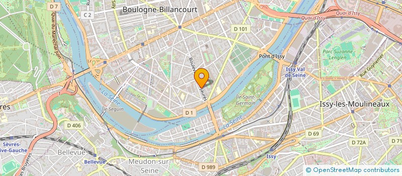 localisation de l'entreprise LE GENET D OR à BOULOGNE-BILLANCOURT