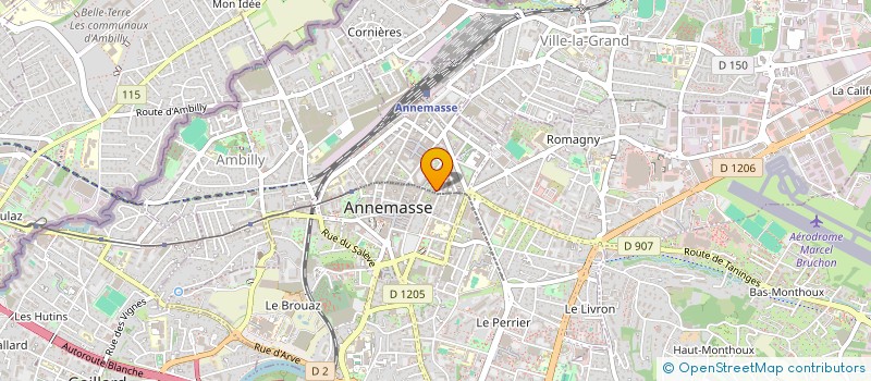 localisation de l'entreprise LE GENEVOIS à ANNEMASSE