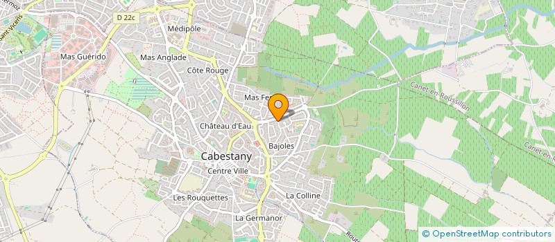 localisation de l'entreprise LE GENIE DU CHIEN  CABESTANY