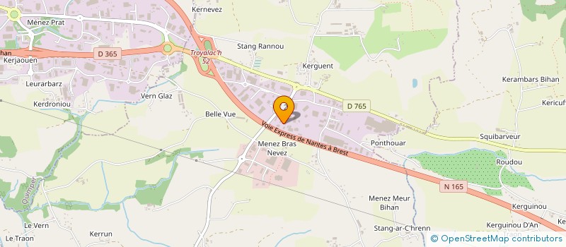 localisation de l'entreprise LE GENOIS  SAINT-EVARZEC