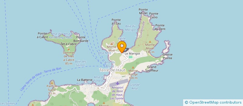 localisation de l'entreprise LE GENOIS à TERRE-DE-HAUT