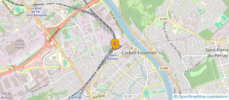 localisation de l'entreprise LE GENTLEMAN à CORBEIL-ESSONNES
