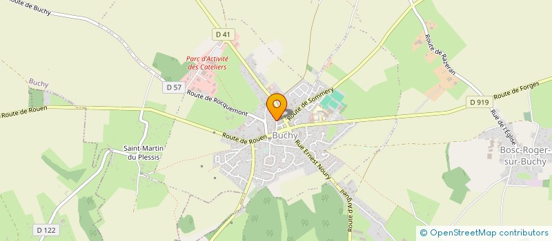 localisation de l'entreprise LE GENTLEMAN  BUCHY