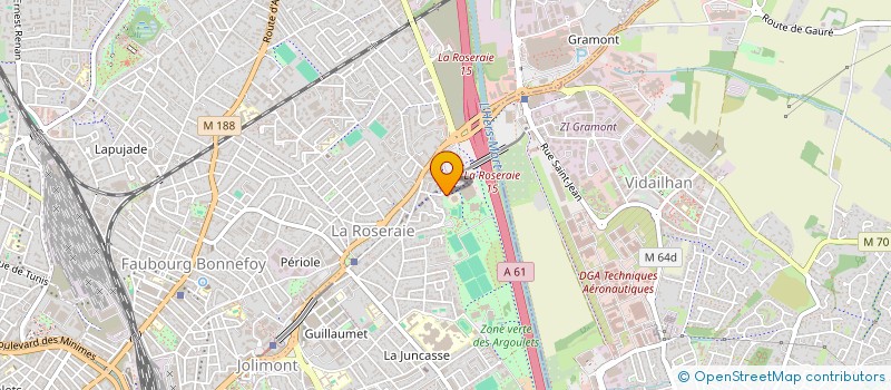 localisation de l'entreprise LE GEORGE BISTAKI à TOULOUSE
