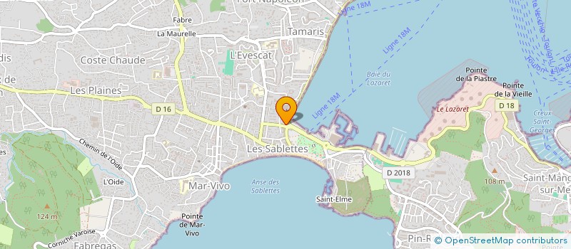 localisation de l'entreprise LE GEORGES à LA SEYNE-SUR-MER