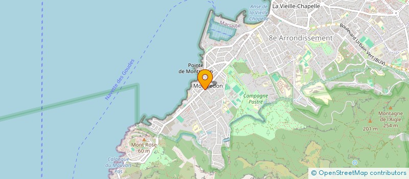 localisation de l'entreprise LE GERANIUM à MARSEILLE 8