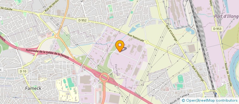 localisation de l'entreprise LE GERFAUT  FLORANGE