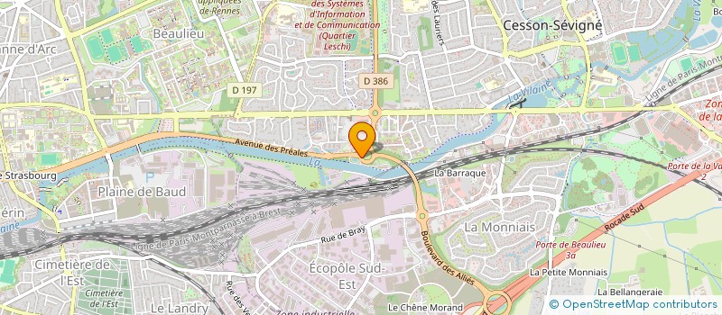 localisation de l'entreprise LE GERMINAL à CESSON-SEVIGNE
