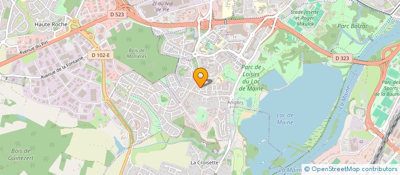 localisation de l'entreprise LE GERMOIR DE MAIA à ANGERS