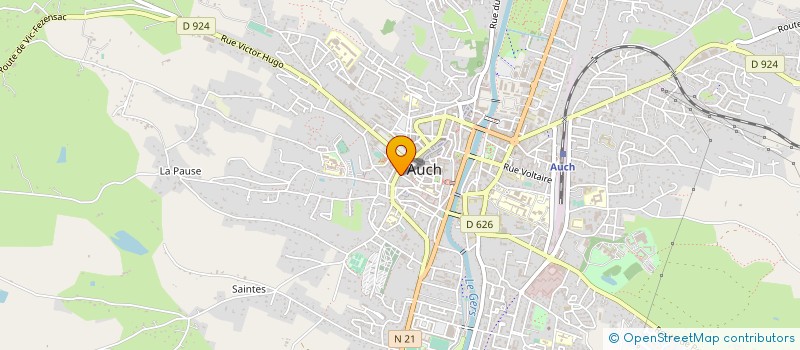 localisation de l'entreprise LE GERS EN MARCHE à AUCH