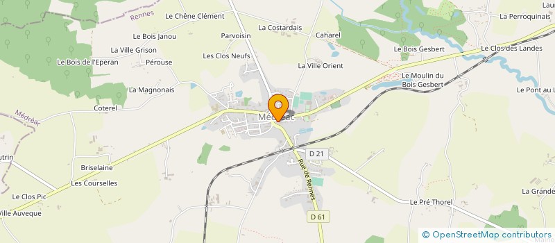 localisation de l'entreprise LE GERVILLY à BOISGERVILLY