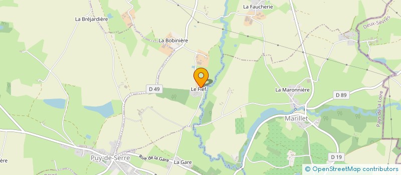 localisation de l'entreprise LE GESIER à SAINT-HILAIRE-DE-VOUST