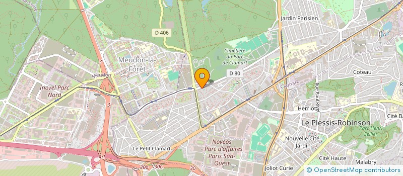 localisation de l'entreprise LE GESTE NETT à CLAMART