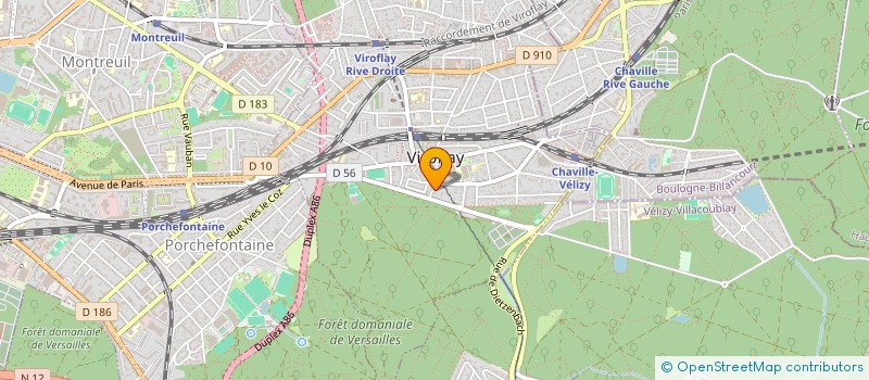 localisation de l'entreprise LE GESTE THEATRAL à VIROFLAY