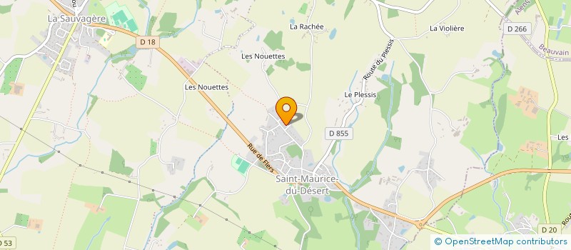 localisation de l'entreprise LE GESTEL à LES MONTS-D'ANDAINE