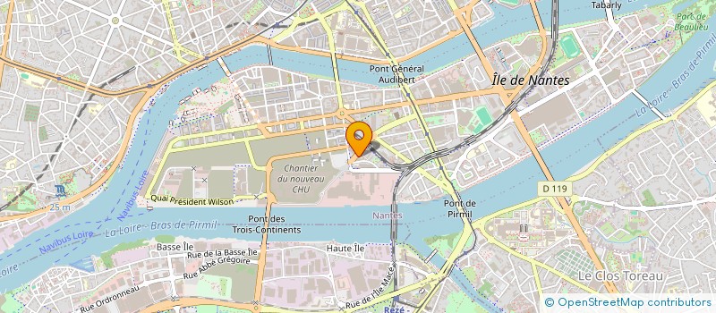 localisation de l'entreprise LE GET à NANTES