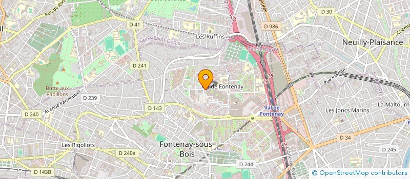 localisation de l'entreprise LE GEVAUDAN à FONTENAY-SOUS-BOIS