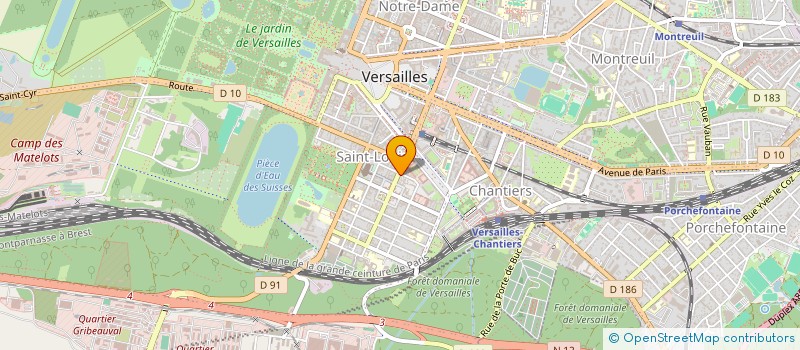 localisation de l'entreprise LE GEVAUDAN à VERSAILLES