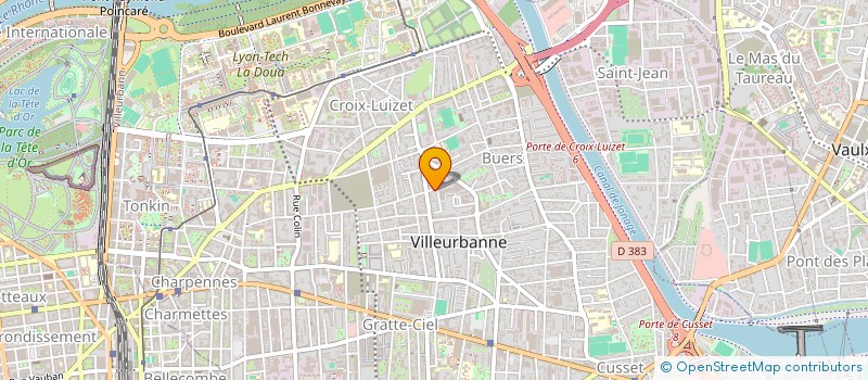 localisation de l'entreprise LE GEWID  VILLEURBANNE