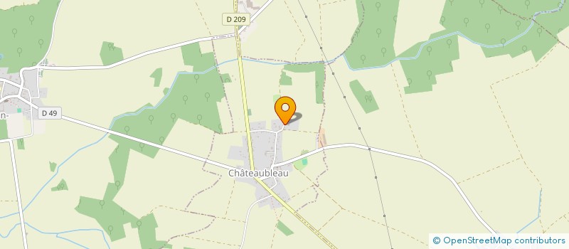 localisation de l'entreprise LE GFA DES TROIS FRERES  CHATEAUBLEAU