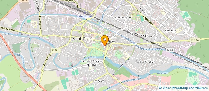 localisation de l'entreprise LE GIGNY BAR BIS à SAINT-DIZIER