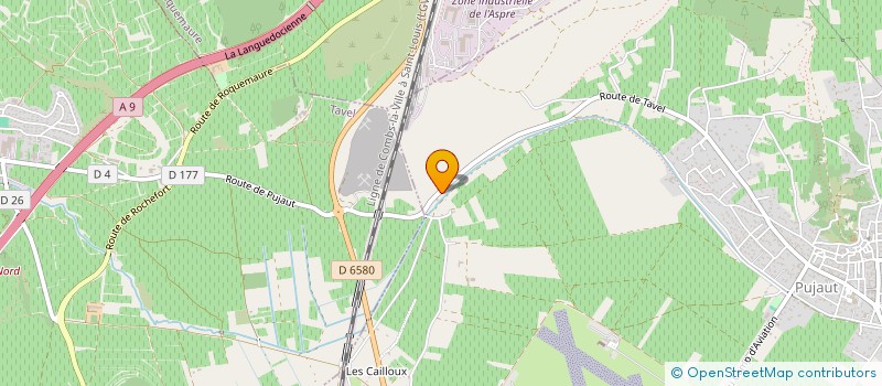 localisation de l'entreprise LE GIGOT VOLANT à PUJAUT