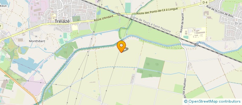 localisation de l'entreprise LE GILARD  LOIRE-AUTHION