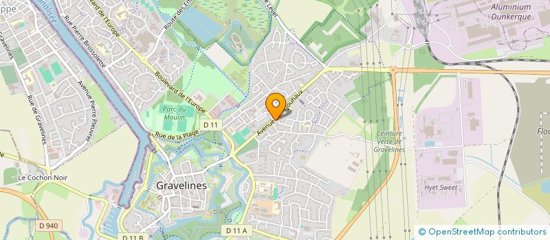localisation de l'entreprise LE GILBREU à GRAVELINES