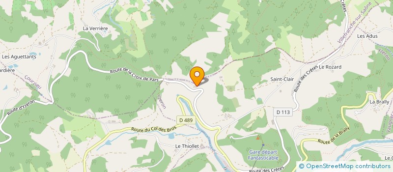 localisation de l'entreprise LE GILET  YZERON