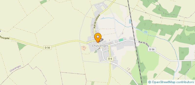 localisation de l'entreprise LE GILLIARD  CHAVANGES