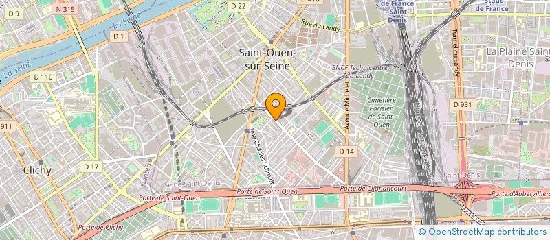 localisation de l'entreprise LE GIMS  SAINT-OUEN-SUR-SEINE