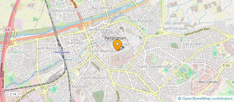 localisation de l'entreprise LE GINETTE à PERPIGNAN