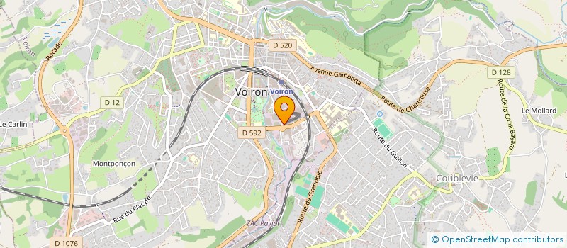localisation de l'entreprise LE GINKGO  VOIRON