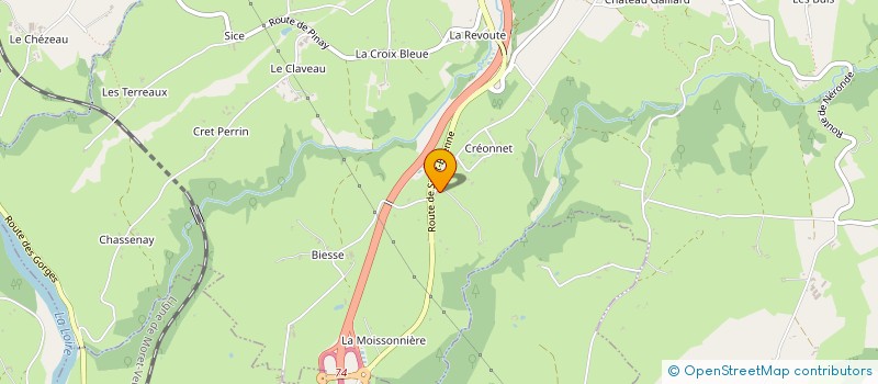 localisation de l'entreprise LE GINKGO  SAINT-MARCEL-DE-FELINES