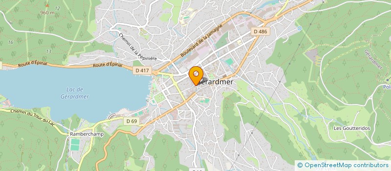 localisation de l'entreprise LE GIPSY à GERARDMER