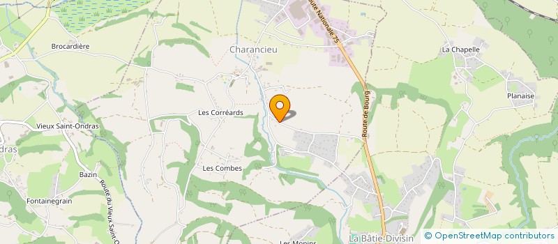 localisation de l'entreprise LE GIRERD à CHARANCIEU
