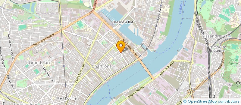 localisation de l'entreprise LE GIRONDIN  BORDEAUX