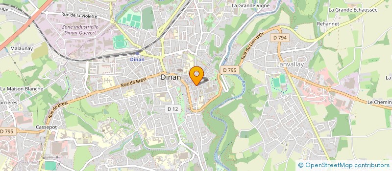 localisation de l'entreprise LE GISANT à DINAN