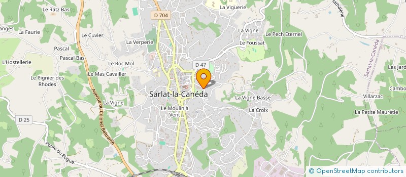 localisation de l'entreprise LE GISSON à SARLAT-LA-CANEDA