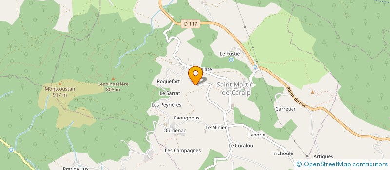 localisation de l'entreprise LE GITE D'ICI ET D'AILLEURS à BAULOU