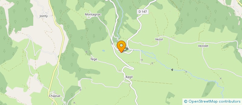 localisation de l'entreprise LE GITE DU CANTAL à SAINT-AMANDIN