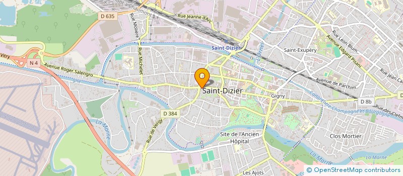localisation de l'entreprise LE GITE DU DER à SAINT-DIZIER