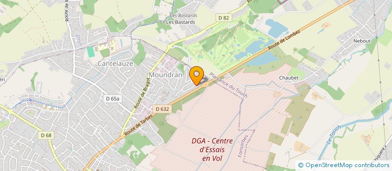 localisation de l'entreprise LE GL  PIBRAC